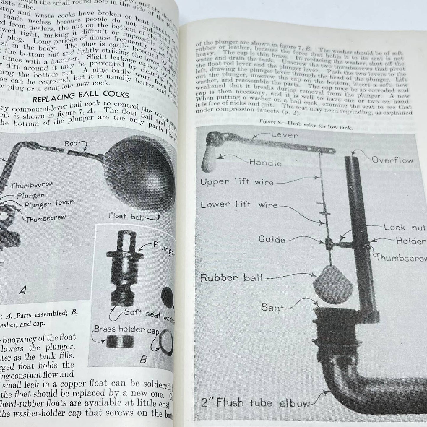 1948 US Dept Agriculture Farmers Bulletin 1460 Simple Plumbing Repairs TE7