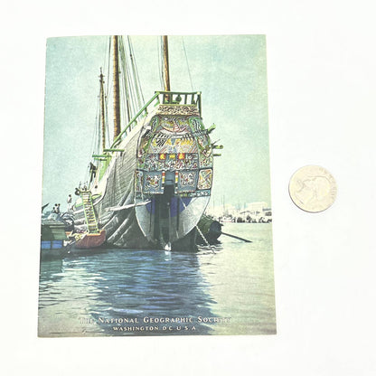 1933 National Geographic Advertising Booklet - Chinese Treasure Ship cover AB7