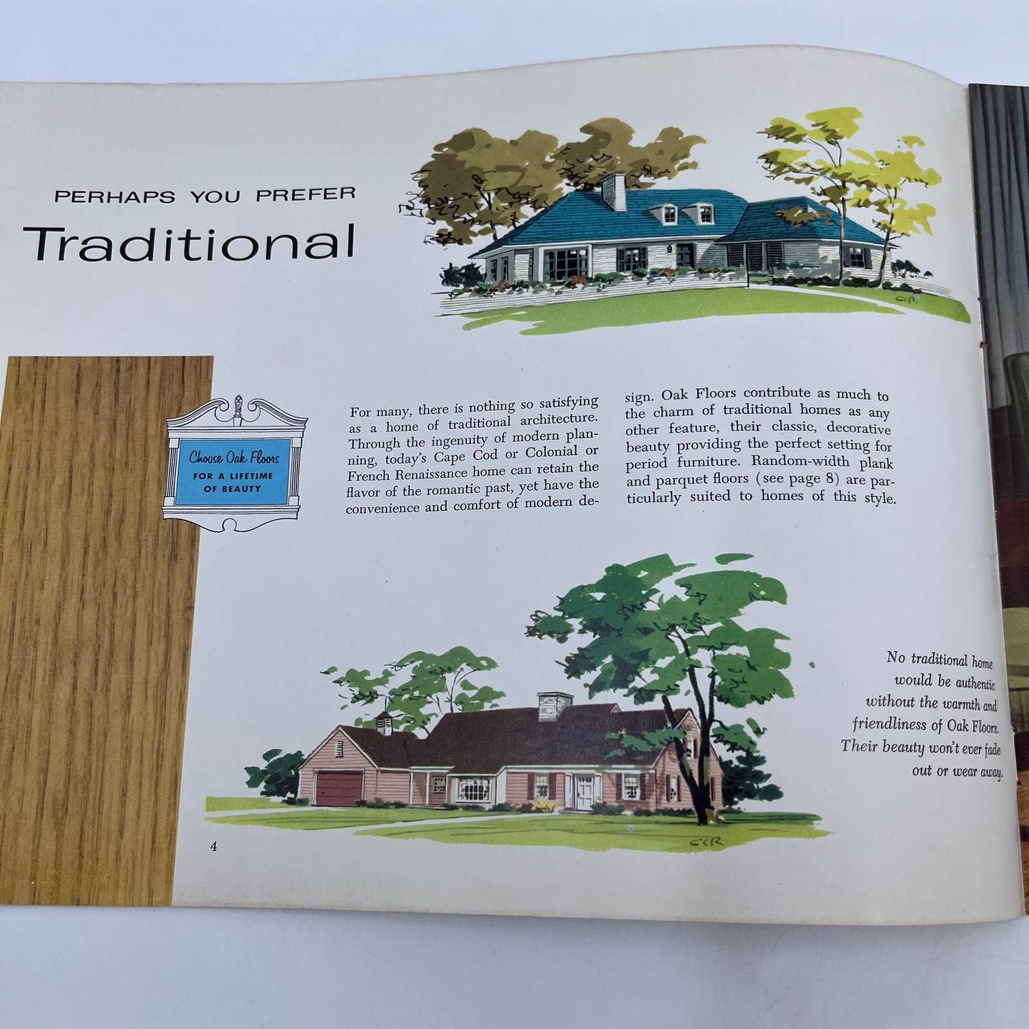 1950s MCM NOFMA Oak Floors Advertising Booklet Brochure TH7