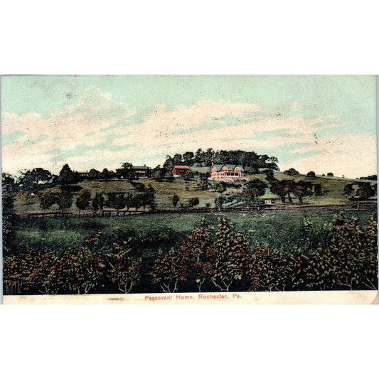 Passavant Home for Epileptics Rochester PA 1908 Original Postcard TK1-21
