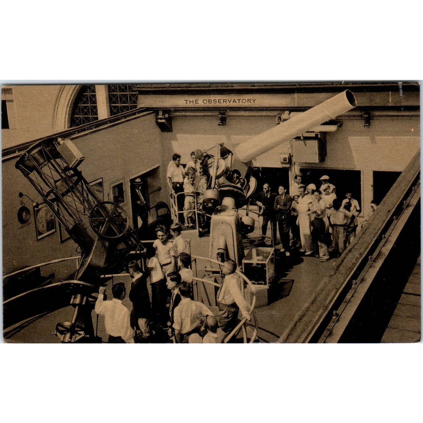 Vintage Postcard Benjamin Franklin Institute and Memorial, Observatory TI1-1