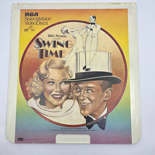 Swing Time Fred Astaire Ginger Rogers RCA SelectaVision - CED VideoDisc TG5