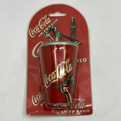 1990s Sealed NOS Coca Cola Coke Promotional AM/FM Radio TC1