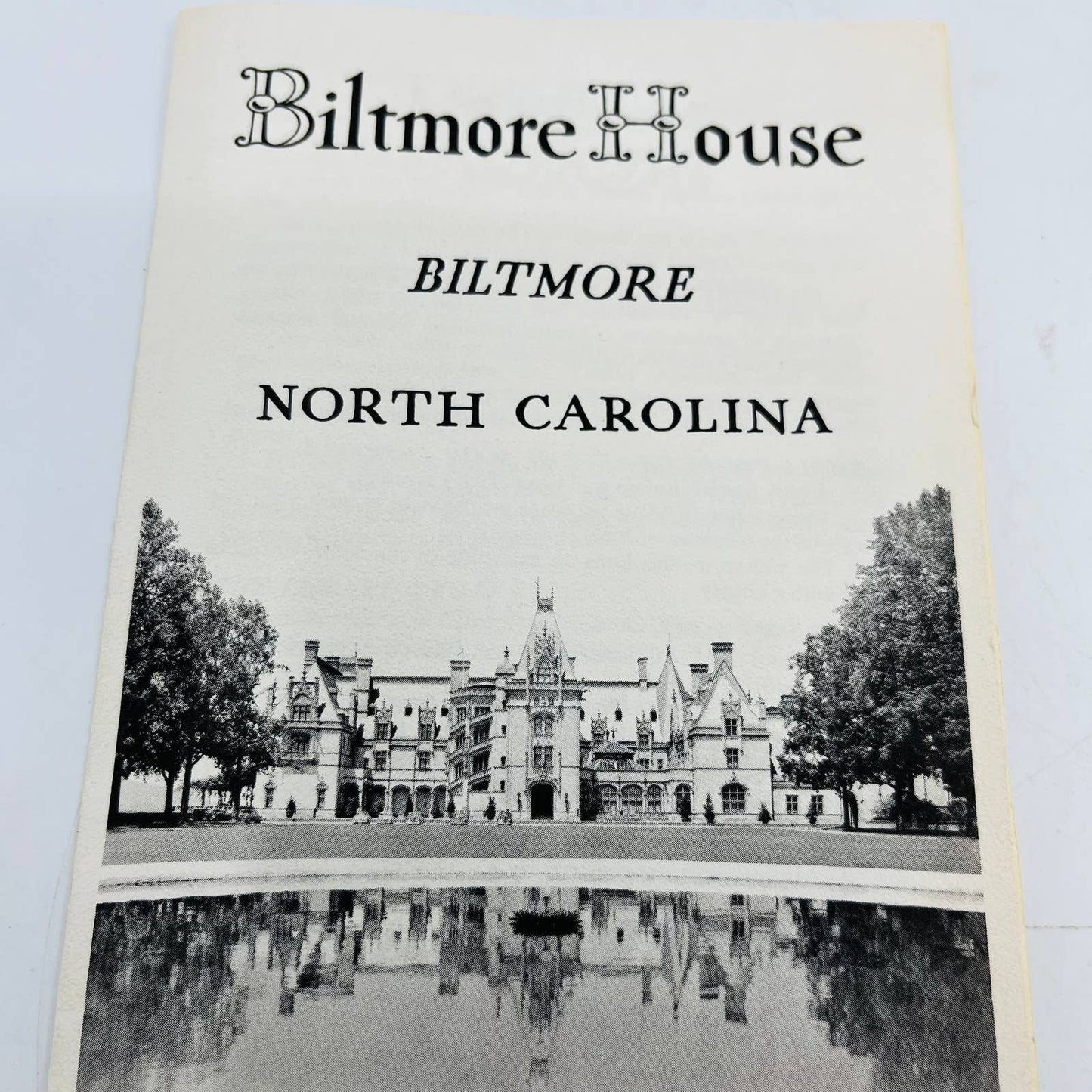 1950s Biltmore House Asheville North Carolina Tourist Brochure Booklet Set 2 C8