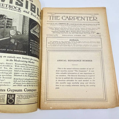 1938 October The Carpenter Magazine Vol. LVIII No. 10 TF2