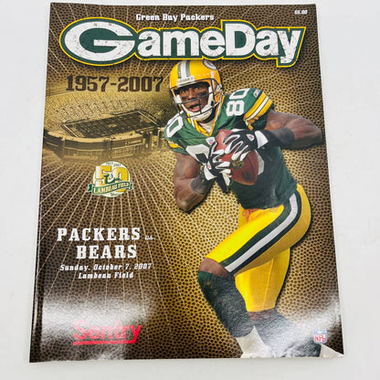 October 7, 2007 GREEN BAY PACKERS program GAMEDAY vs Chicago Bears BA4