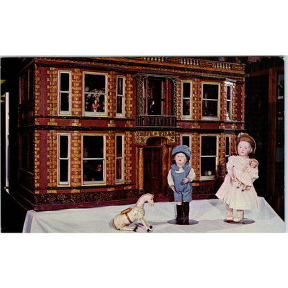 Hope Villa Doll House Mary Merritt's Doll Museum Douglassville PA Postcard PB4