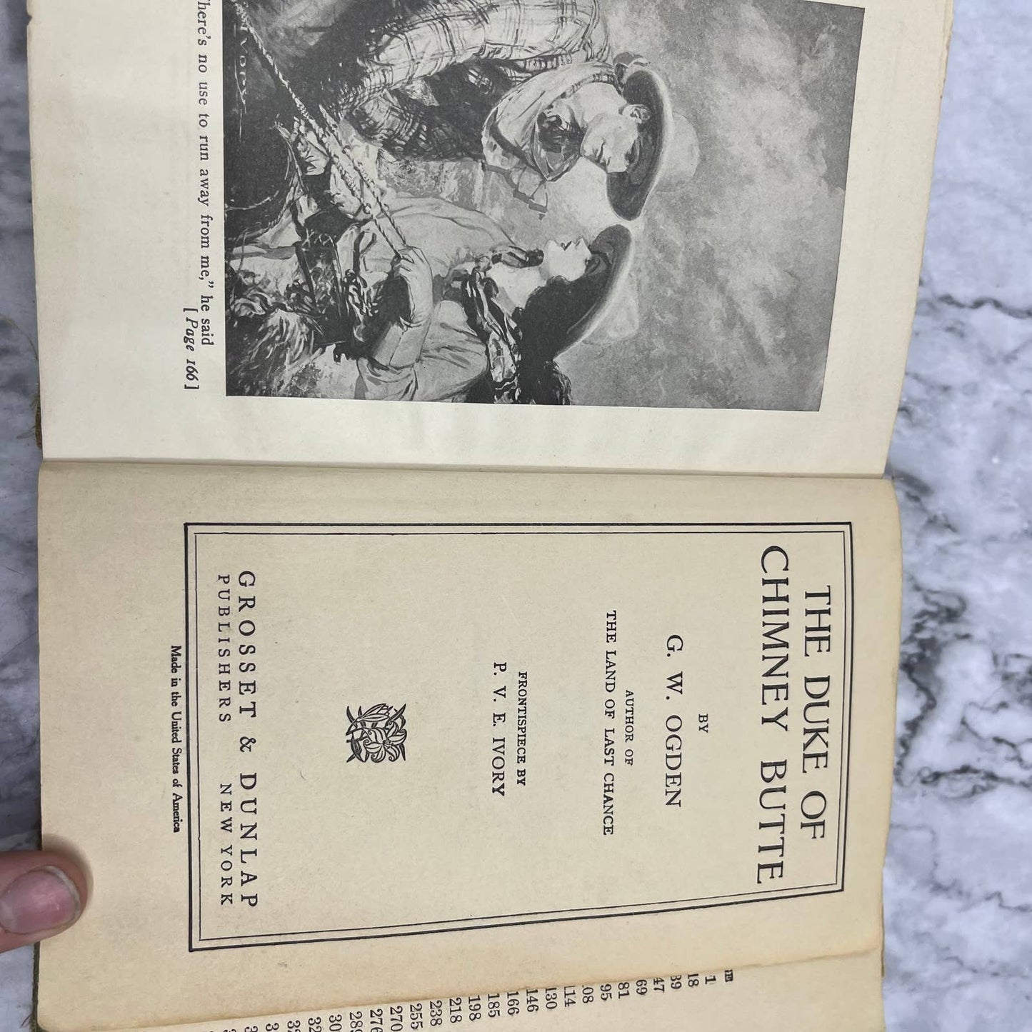 The Duke of Chimney Butte - G.W. Ogden Hardcover - 1920 TK2