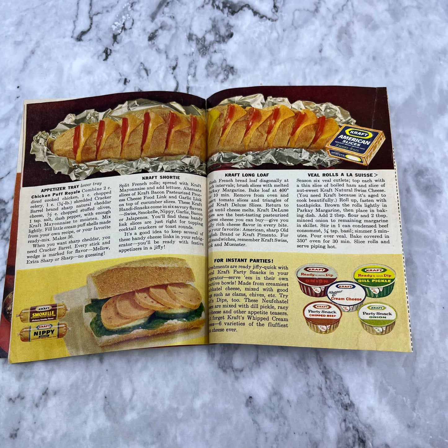 Vintage Kraft Cheese Cookery Recipe Pamphlet Cookbook  TJ4