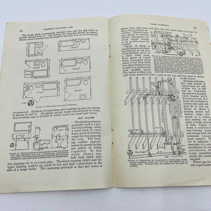 1946 Farm Plumbing Bulletin 1425 US Department of Agriculture Booklet C11