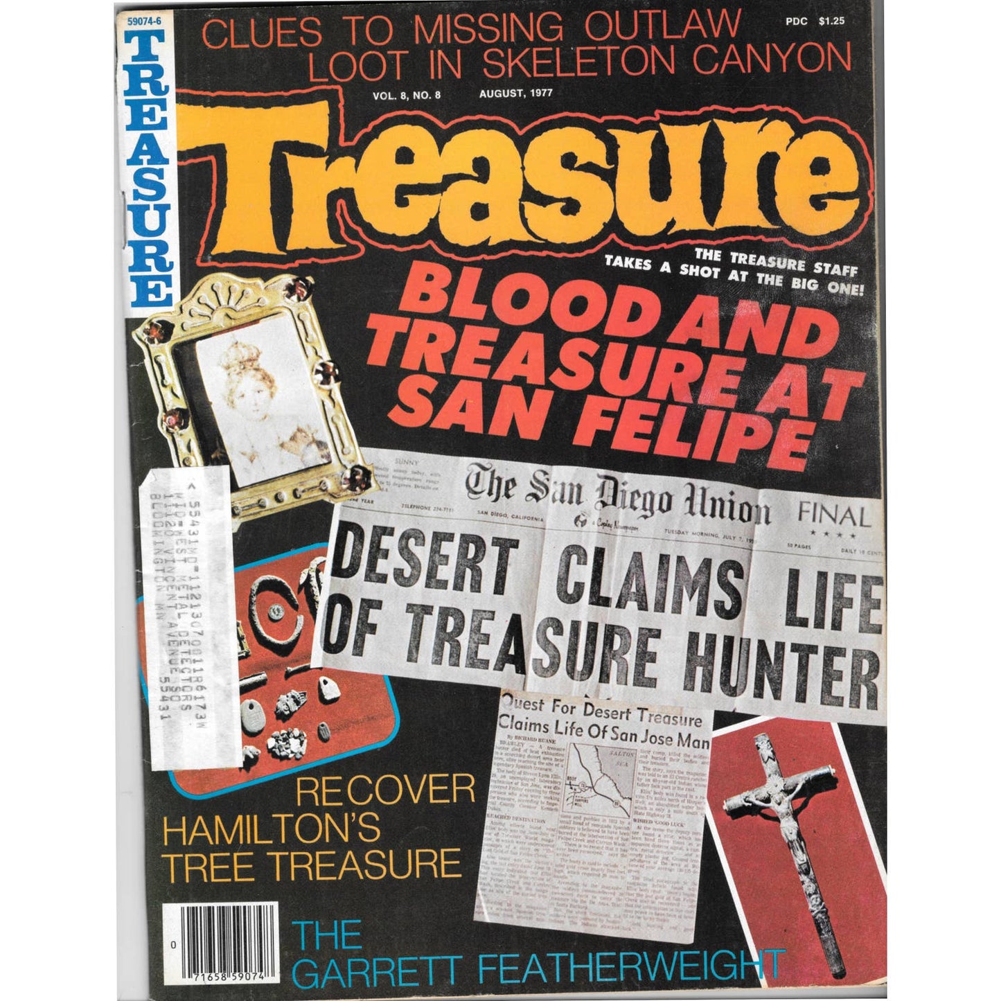Treasure Magazine - Treasure Hunting Metal Detecting Aug 1977 M3