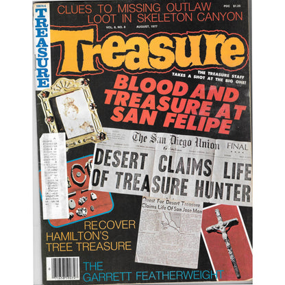 Treasure Magazine - Treasure Hunting Metal Detecting Aug 1977 M3