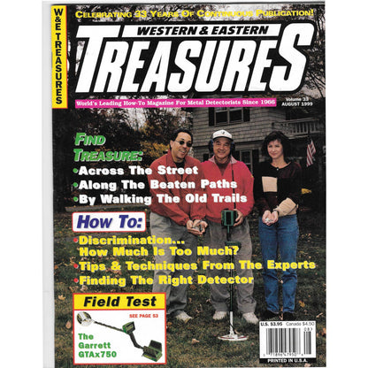 Western & Eastern Treasures Magazine - Treasure Hunting Aug 1999 M6