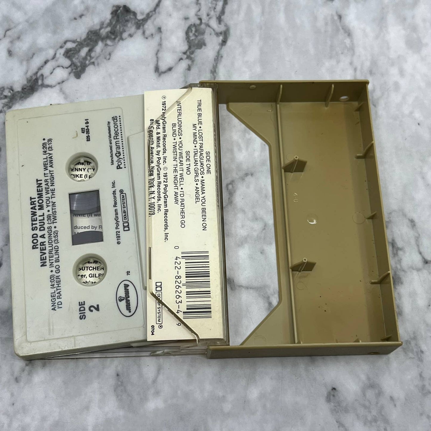 Rod Stewart Never A Dull Moment Small Faces Rock Pop Cassette Tape TC7-42