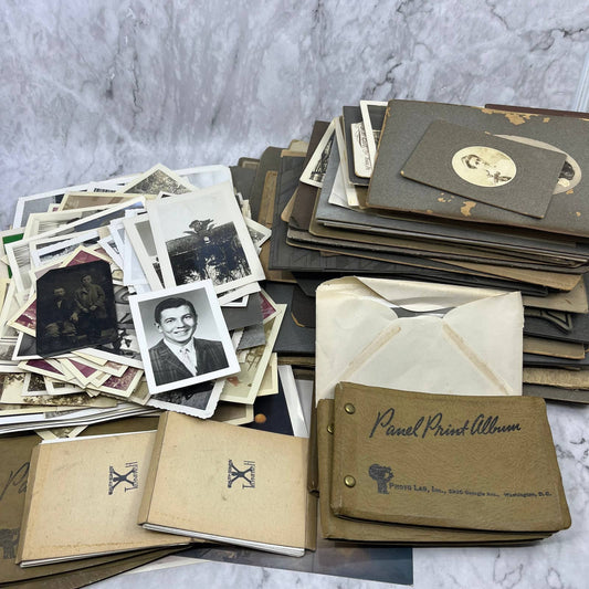 HUGE Lot Hundreds of Antique Photos CDV Cabinet Cards Photo Books 8+ Pounds