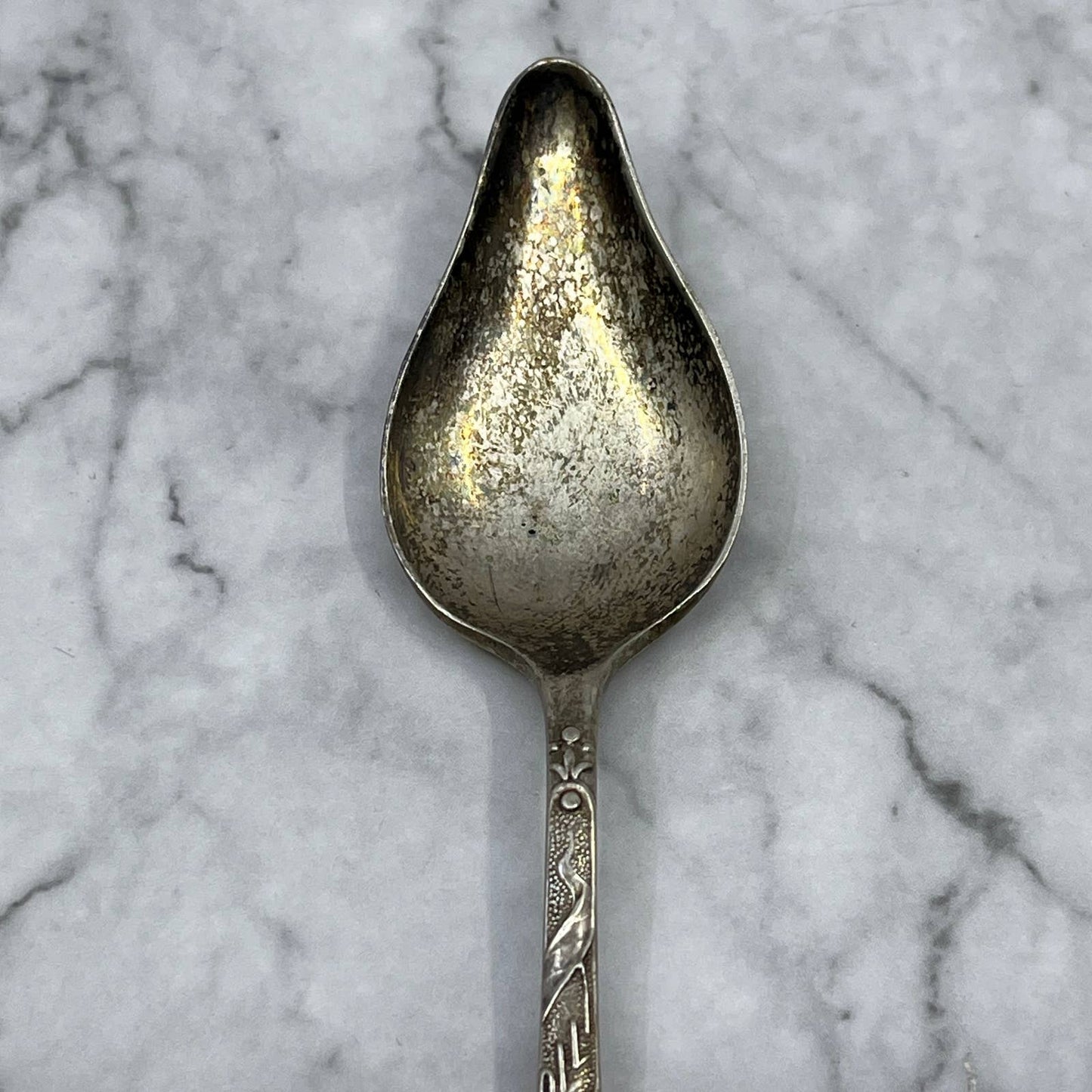 Antique W.F. Rogers A1 Silver Plate George Washington President Spoon SE7