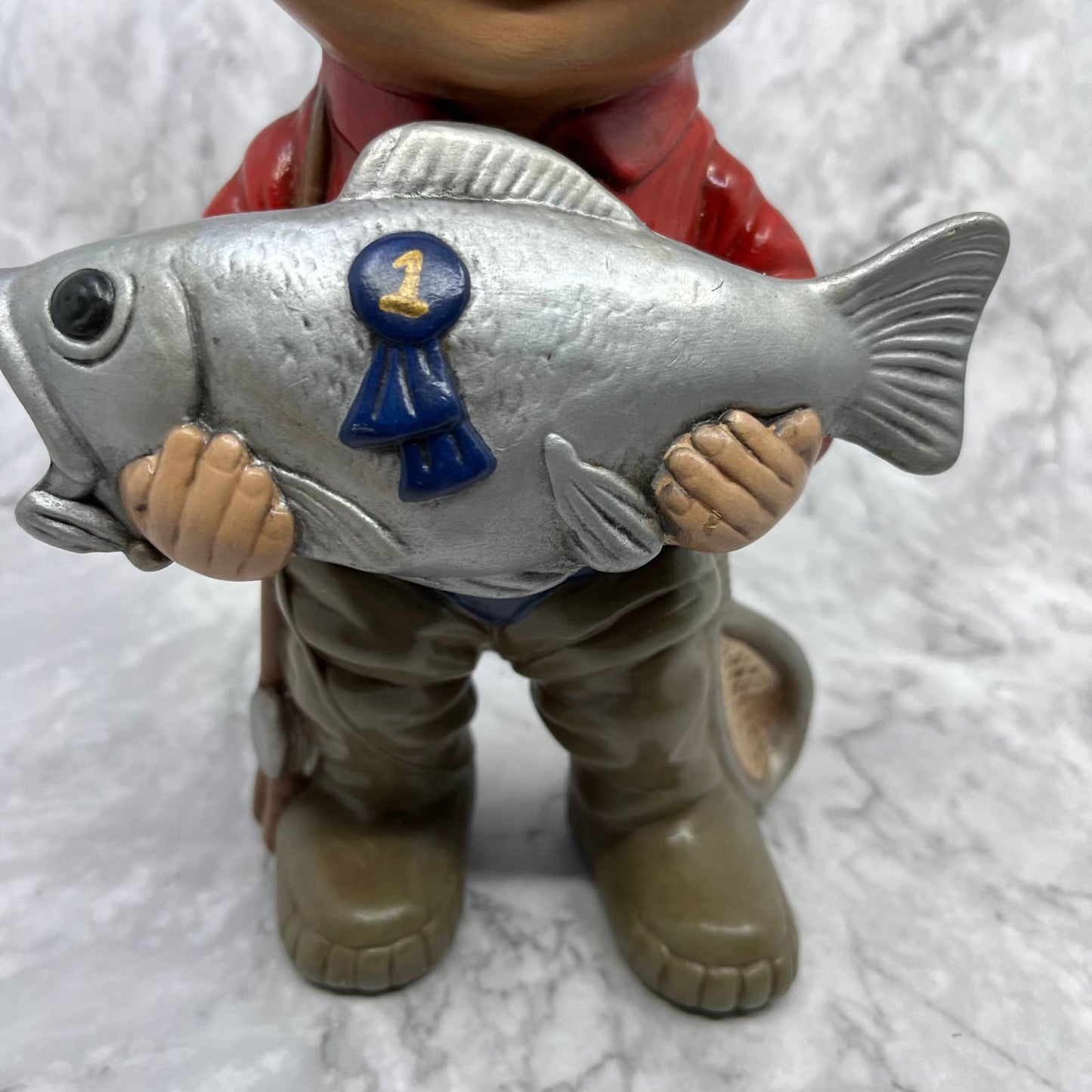 1970s Blue Ribbon Trout Smiley Fly Fisherman Fishing Atlantic Mold TA9