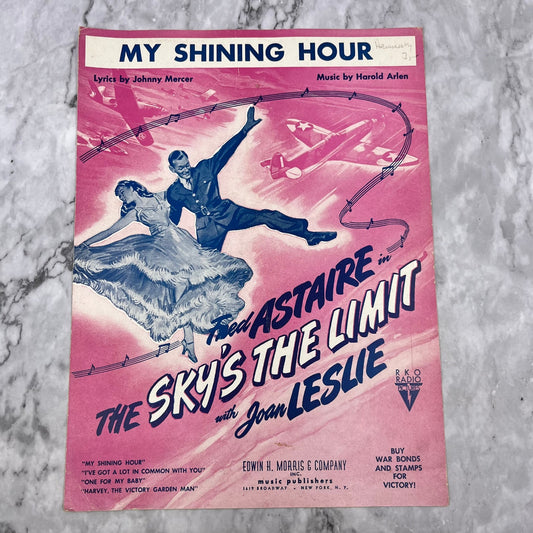 1943 Vintage My Shining Hour Sheet Music Johnny Mercer/Harold Arlen V42-2