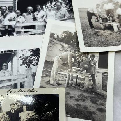 c1940 Collection of Photos & Negatives White Stone VA Family Gathering TJ9-PG2