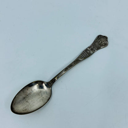 Vintage USA Eagle Collector Spoon 6" Brass SB7
