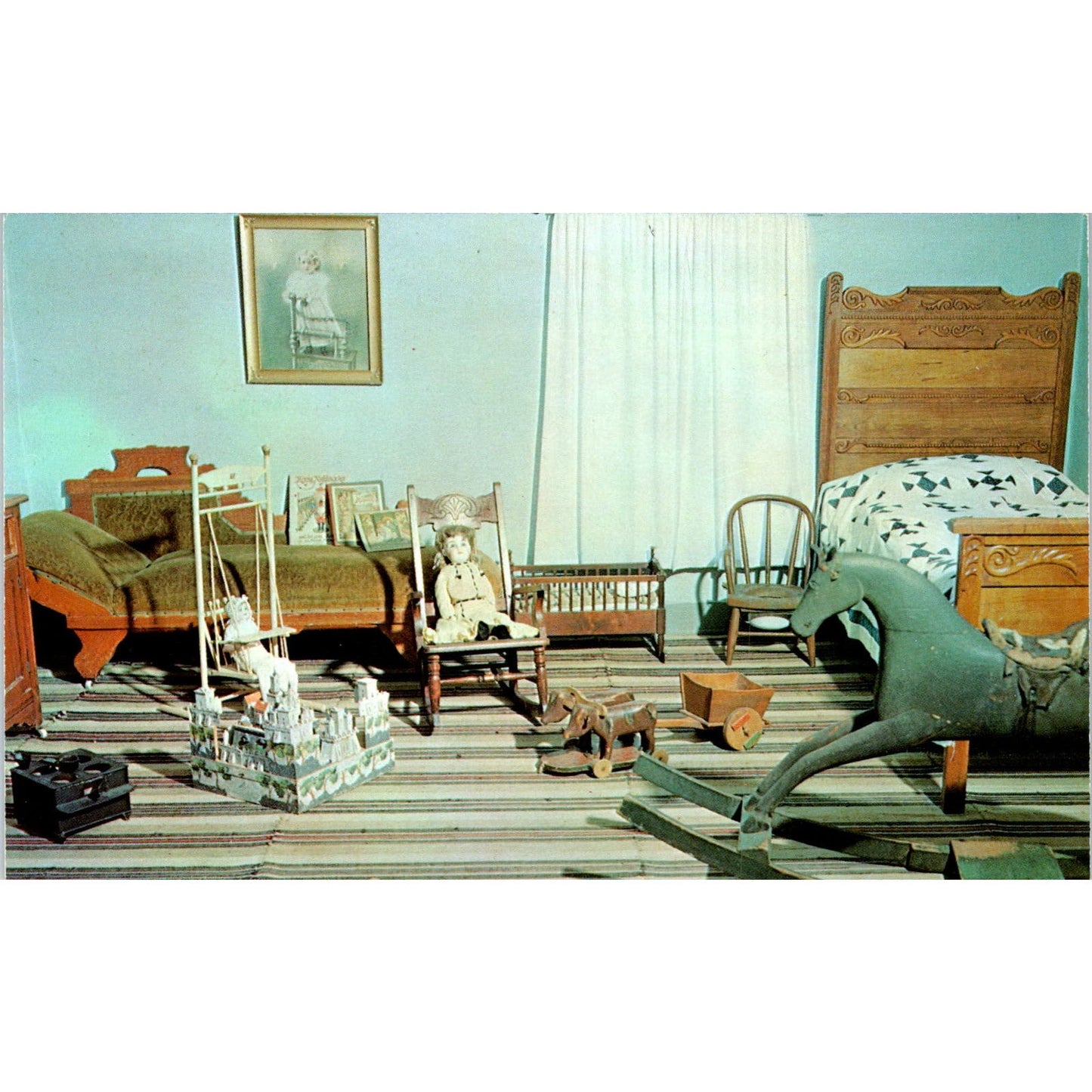 Amana Home Doll House Amana Iowa Original Postcard PB5