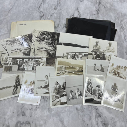 1930s Collection of Photos & Negatives Boating Trip in Virginia TJ9-PG5