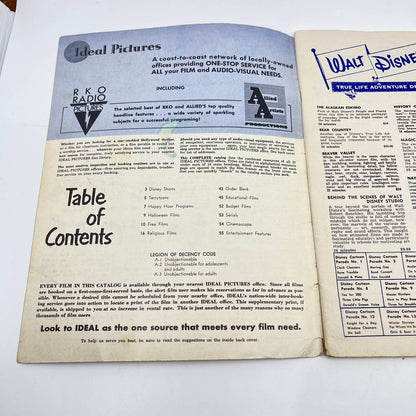 1960 IDEAL PICTURES 16MM Movie Rental and Loan Film Library Catalog TE2
