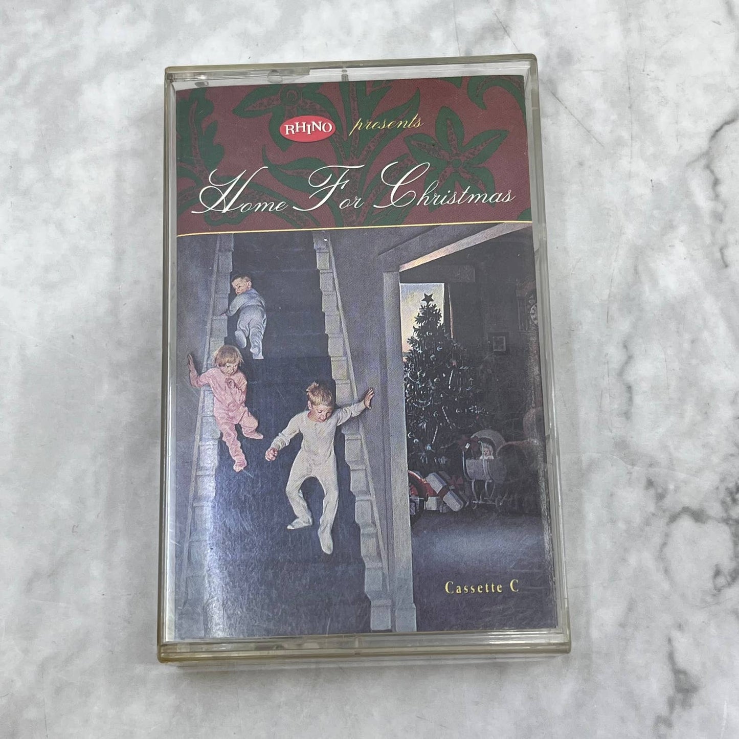 Rhino presents Home for Christmas ~ Cassette C ~ Cassette Tape TB6-22