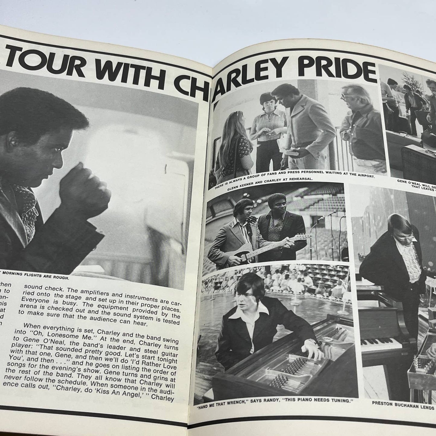 1973 Charley Pride Souvenir Book Program Collectible Grand Ole Opry TG4