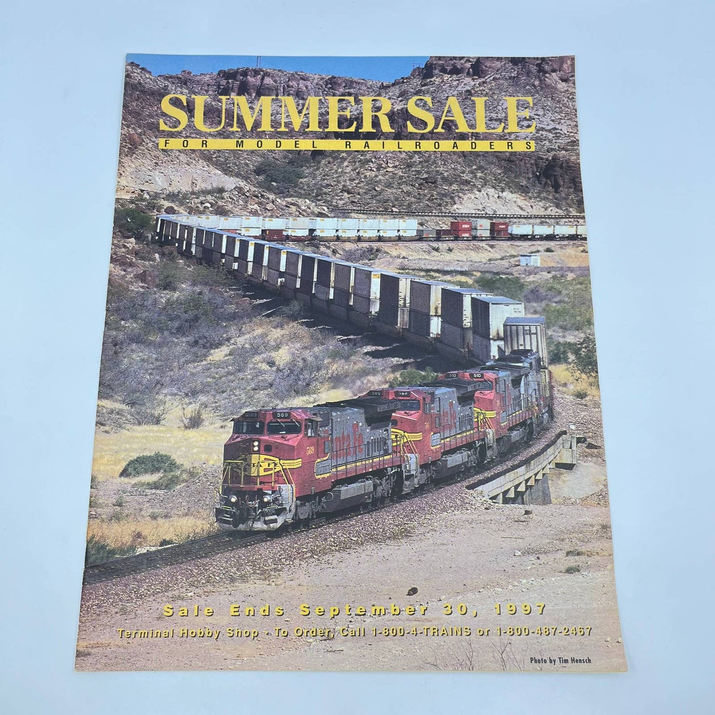 1997 Summer Sale for Model Railroaders Catalog TC6