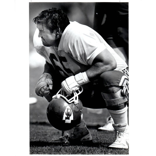 1985 Original Press Photo Football NFL Kansas City Chiefs Tom Condon 8x10 TK2-FP