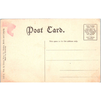 Antique Postcard Public Square Galion Ohio Liggett's Drug Store TD9