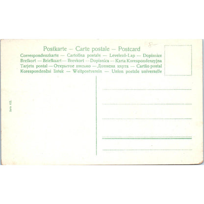 Victorian Tennis Match Original Postcard TK1-23-3