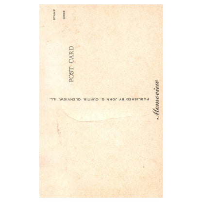 Folding Parachutes Navy Air Base Glenview IL - Original Postcard RPPC TJ8-4