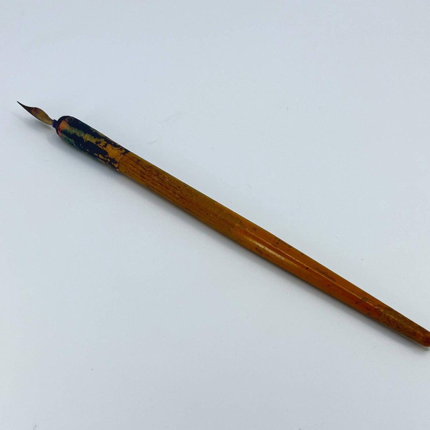 Vintage Wood Fountain Dip Pen w/ Gold No. 42 Nib SD2
