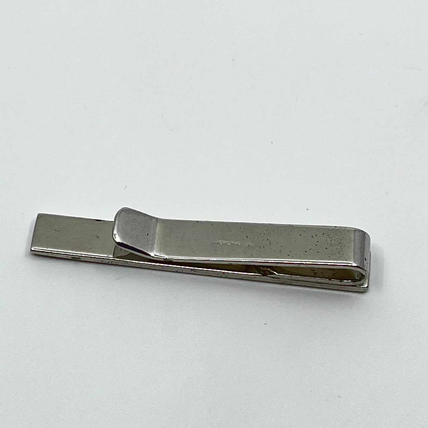 VTG SilverTone TOM Monogrammed Tie Clip Tie Pin SC3