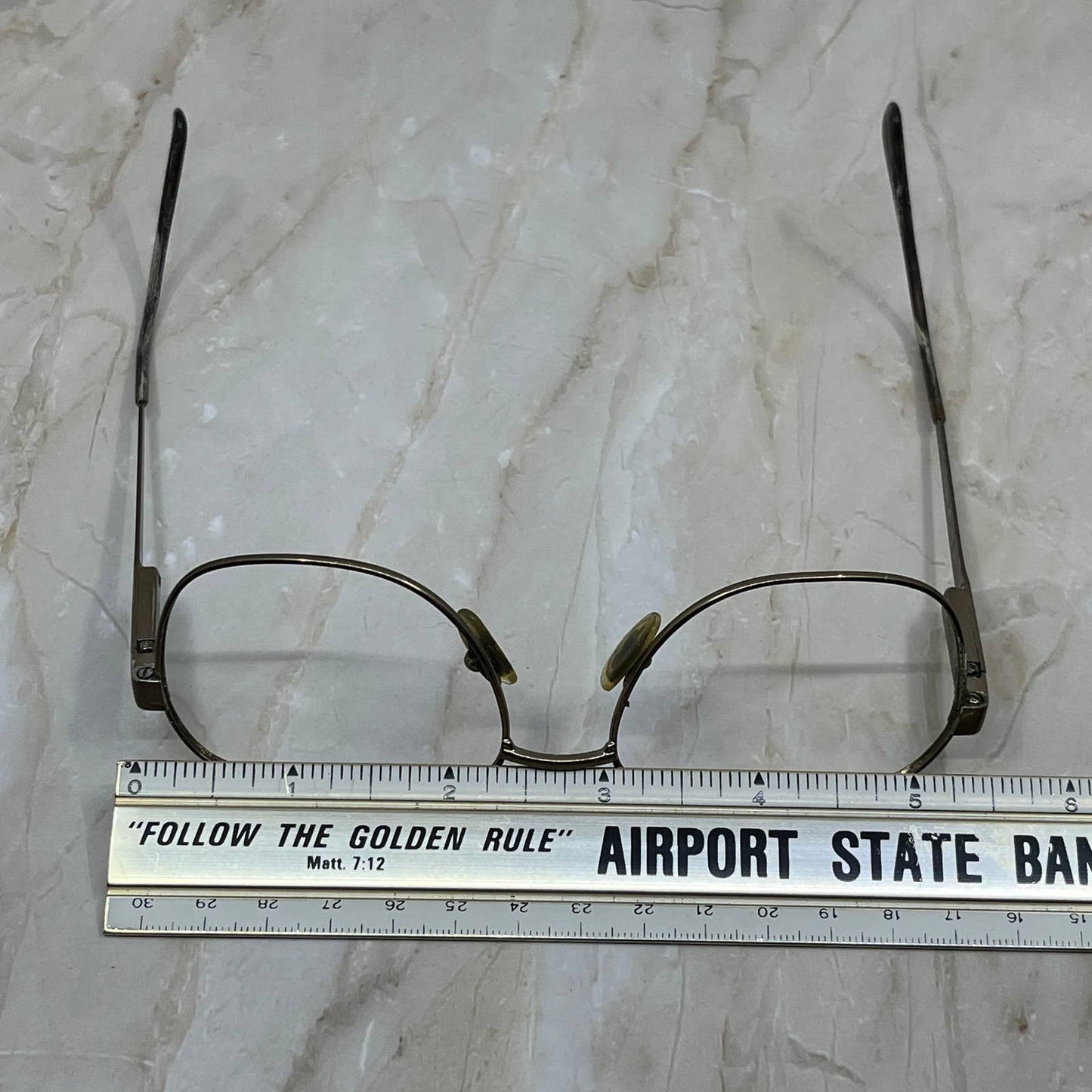 Safilo Elasta 3069 Italy Gold Tone Men’s Aviator Eyeglasses Frames TK2-G1-1