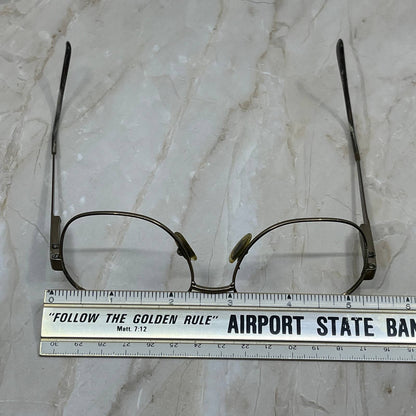 Safilo Elasta 3069 Italy Gold Tone Men’s Aviator Eyeglasses Frames TK2-G1-1
