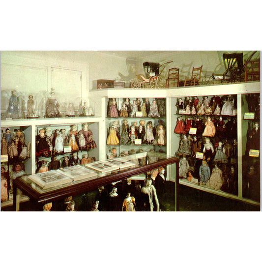 Mildred Smith Coulton Dolls Milan Historical Museum OH Original Postcard PB8