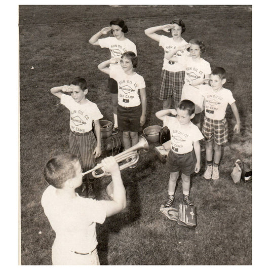 c1960 Original Press Photo Children at Sun Oil Co. Sunoco Day Camp TJ7-1