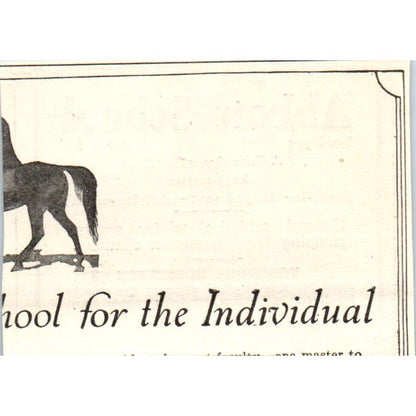 c1920 Harper's Magazine Ad - Abbott School for Boys Farmington Maine EA3-1