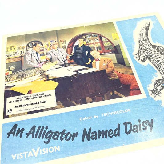 1955 An Alligator Named Daisy Donald Sinden Dors 11x14 Lobby Card British FL4