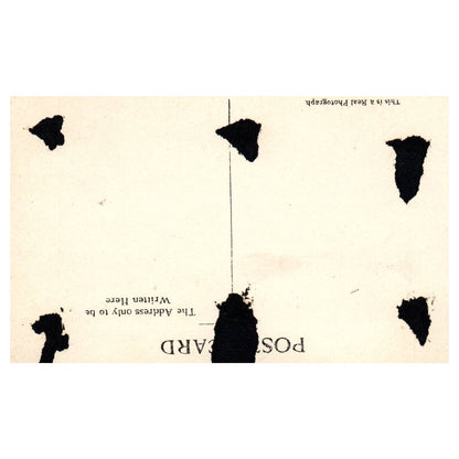 WWI Battleship Scene - The Atlantic - Original Postcard TJ8-5