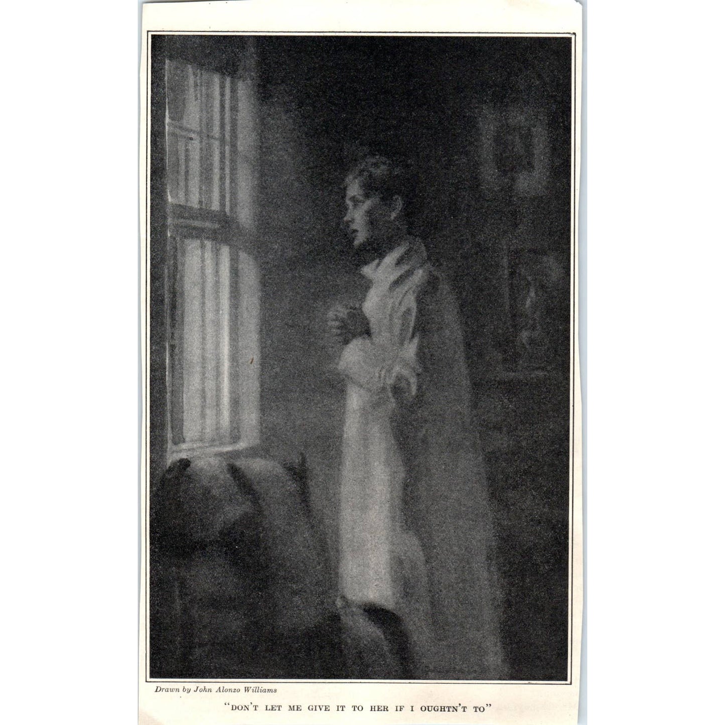 c1920 Harpers Print Williams Don't Let Me Give it To Her If I Oughtn't To TD8-H1