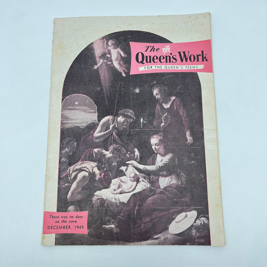 1949 Dec The Queen’s Work Catholic Teen Magazine Black Sheep of Christmas L4-2-2