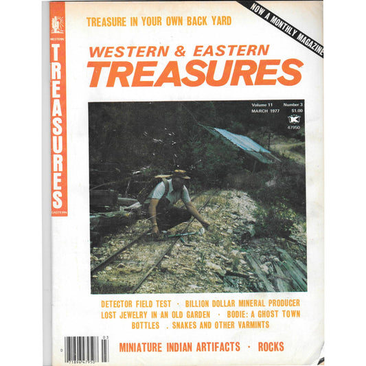 Western & Eastern Treasures Magazine - Gold Metal Detecting March 1977 M3