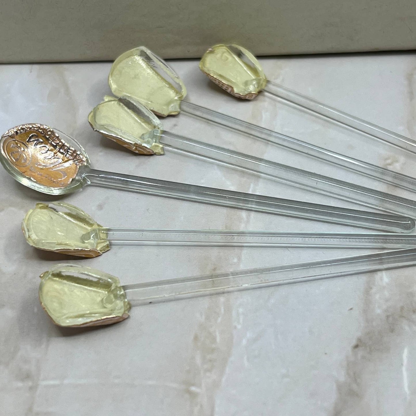 Bohemia Glass Czechoslovakia Crystal Glass Salt Cellar & Spoon Set w Box NOS TK2