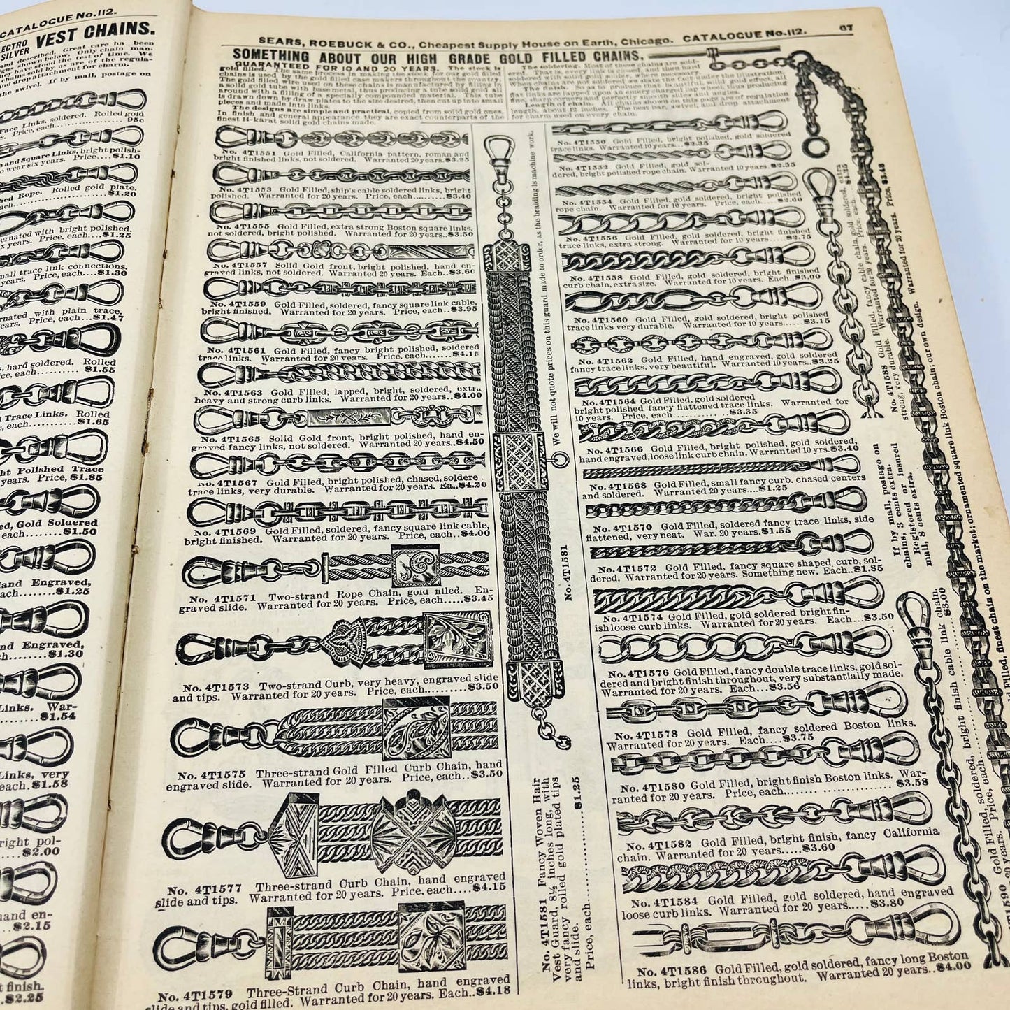 Antique 1902-1903 Sears Roebuck & Co. Catalog #112 Hardcover Complete BA3