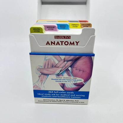 Barron's Anatomy Flash Cards by Kurt Albertine TE5