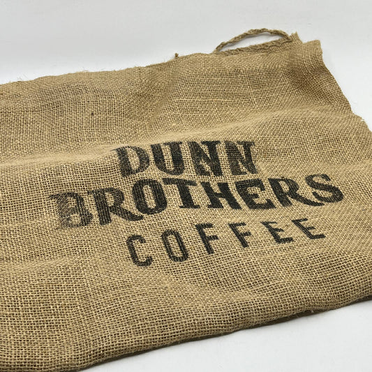 DUNN BROS Coffee Gunny Sack Burlap Bag - ESPRESSO TG4